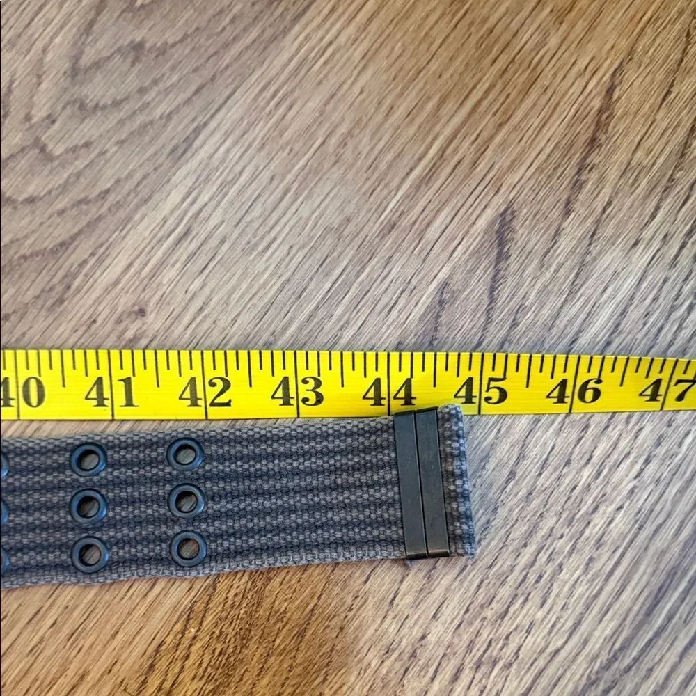 American Eagle Olive Green Web Belt Adjustable Grommet Canvas Unisex